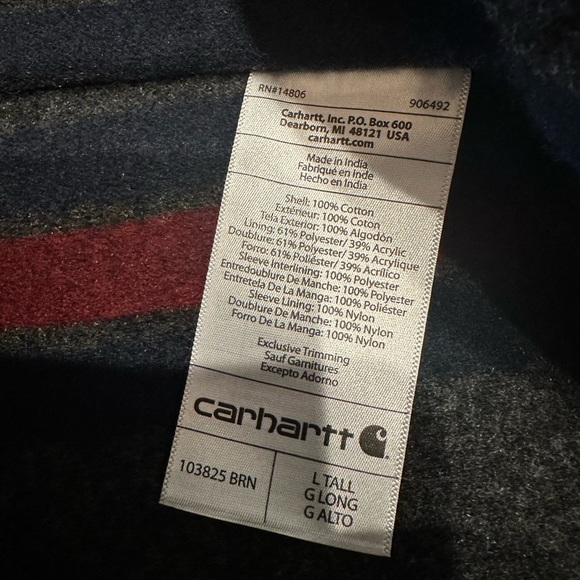 Carhartt Men’s Jacket New - Picture 8 of 15